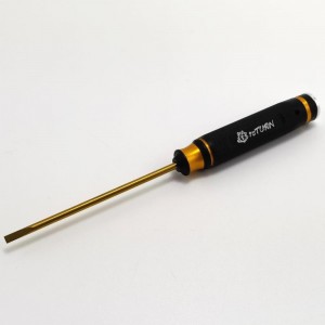 Premium Engine Tuning Screw Driver 4.0mm Flat Head Tip 20mm extended (120mm tip)