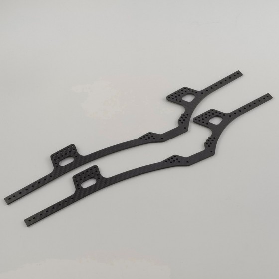 Carbon Fiber Frame Rails for 1/10 LCG RC Crawler 2pcs/set