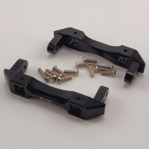 Alloy Front / Rear Bumper Mount Set for 1/10 LCG RC Crawler - Black
