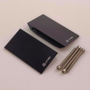Alloy Left&Right Floor Pans Set Style for 1/10 LCG RC Crawler -Black Pedal / Footboard