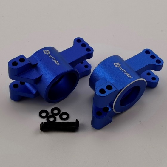 Alloy Rear C Hub Set for 1/8 Traxxas Sledge Monster Truck - Blue (Aluminum Rear Knuckle Arm) 1pair/set