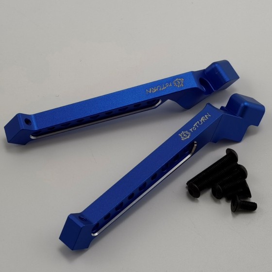 Alloy Rear Chassis Side Brace for 1/8 Traxxas Sledge Monster Truck - Blue