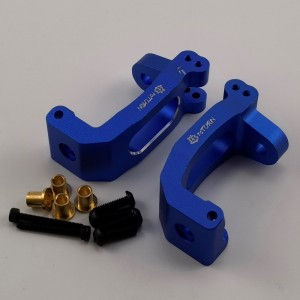 Alloy Spindle Carrier for 1/8 Traxxas Sledge Monster Truck - Blue (Aluminum Front C Hubs / Cap) 1pair/set