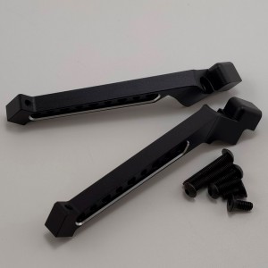 Alloy Rear Chassis Side Brace for 1/8 Traxxas Sledge Monster Truck - Black