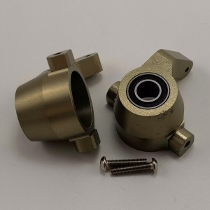 7075 Spindle Set for 1/8 Traxxas Sledge Monster Truck - Bronze (Aluminum Front Steering Knuckle /  Knuckle Arm) 1pair/set