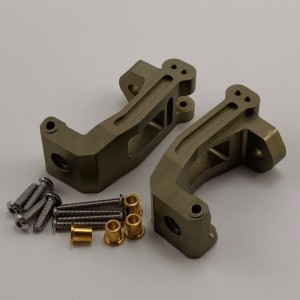 7075 Spindle Carrier for 1/8 Traxxas Sledge Monster Truck - Bronze (Aluminum Front C Hubs / Cap) 1pair/set