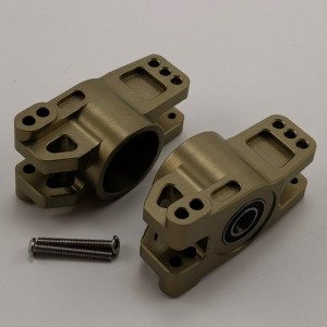 7075 Rear C Hub Set for 1/8 Traxxas Sledge Monster Truck - Bronze (Aluminum Rear Knuckle Arm) 1pair/set