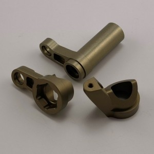 7075 Steering Saver Bellcrank Set for 1/8 Traxxas Sledge Monster Truck - Bronze (Aluminum Steering Assembly)