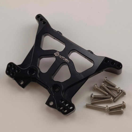 Alloy Rear Shock Tower Set for Traxxas Stampede Slash Rustler 4x4 - Black