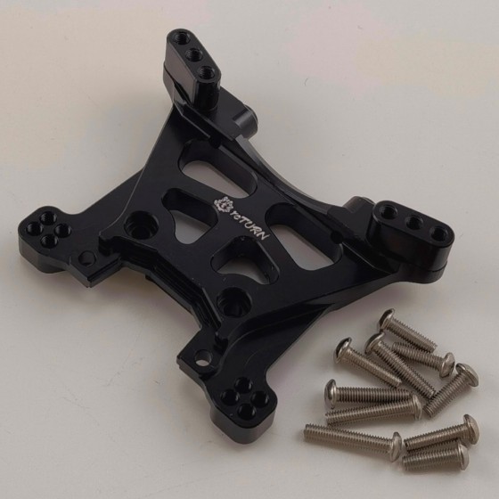 Alloy Front Shock Tower Set for Traxxas Stampede Slash Rustler 4x4 - Black