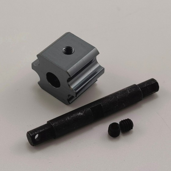 Alloy Differential Locker with Metal Shaft for TRAXXAS Slash 1/10 4WD Rustler HOSS 90076-4 XO-1 TSM Deegan - TiColour