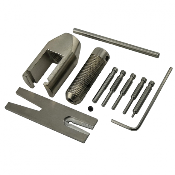 RC Motor Pinion Gear Puller Shaft Ejecting Pin: 0.9mm(circle), 1.75(halfcircle), 1.75mm(circle), 1.9mm(circle), 2.8mm(half circle) For Gear: max dia 11mm, max height 12mm