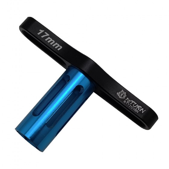 Alloy 17mm RC Hex Nut Wrench: SkyBlue