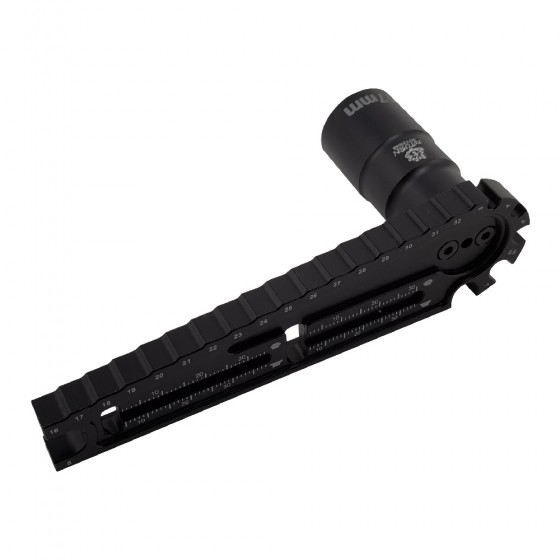 Multipurpose Gauge & Hex Socket Wrench for 17mm Hex Wheel Nut 16-32mm Ride Height Gauge for Off-road Vehicles 0-35mm Screw Measurement Gauges for Total Length and Thread Length 3-8mm Turnbuckle Wrench Multifunctional RC Car Hex Nuts Installation Tool Heig