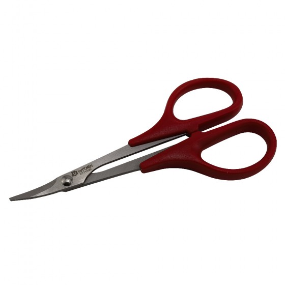 RC Car Body Heavy-Duty Type Lexan Curved Scissor: Red
