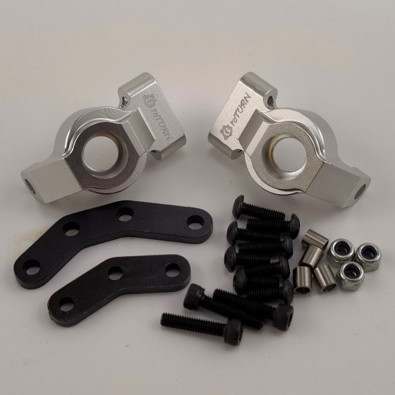 Alloy Steering Block Set for  Enduro Sendero 1/10 Rock Crawler - Silver