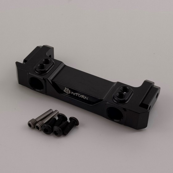 Alloy Front Bumper Mount Set for  Enduro Sendero 1/10 Rock Crawler - Black