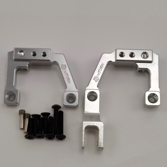 Alloy Front Shock Tower/Mount Set for  Enduro Sendero 1/10 Rock Crawler - Silver