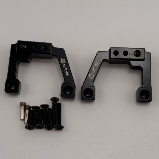 Alloy Rear Shock Tower/Mount Set for  Enduro Sendero 1/10 Rock Crawler - Black