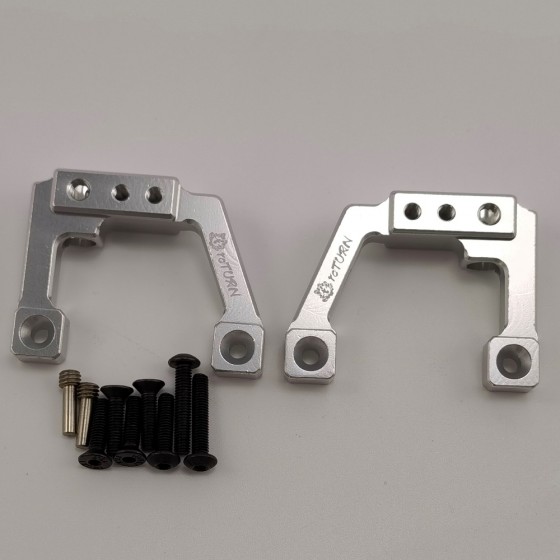 Alloy Rear Shock Tower/Mount Set for  Enduro Sendero 1/10 Rock Crawler - Silver