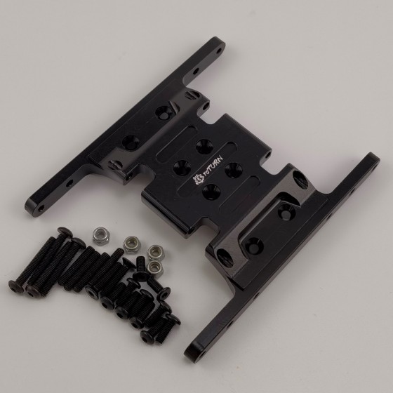 Alloy Gear Box Mount Set for  Enduro Sendero 1/10 Rock Crawler - Black