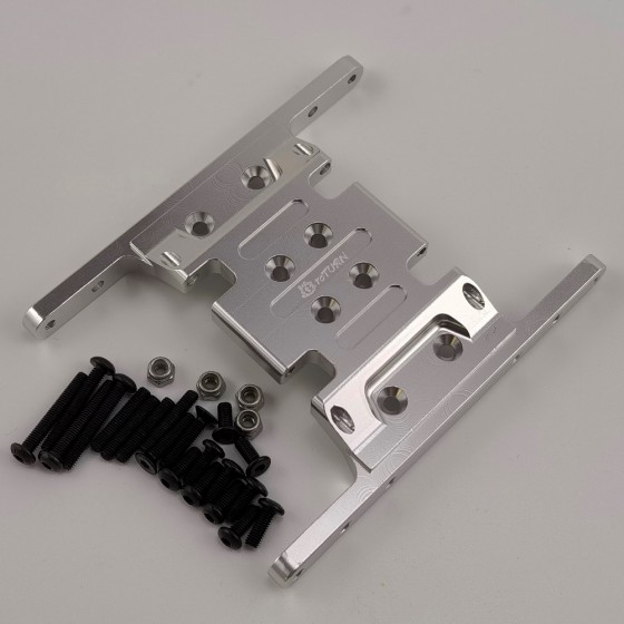 Alloy Gear Box Mount Set for  Enduro Sendero 1/10 Rock Crawler - Silver