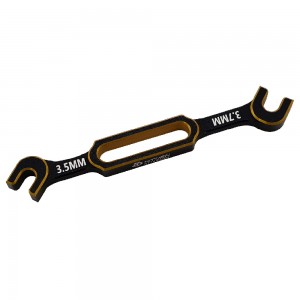 Aluminum RC Turnbuckle Wrenche Set for 1/10 and 1/8 Scale Vehicles: Gold 3.0/3.2mm, 3.5/3.7mm, 4.0/5.0mm, 5.5/6.0mm
