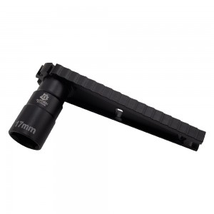 Multipurpose Gauge & Hex Socket Wrench for 17mm Hex Wheel Nut 16-32mm Ride Height Gauge for Off-road Vehicles 0-35mm Screw Measurement Gauges for Total Length and Thread Length 3-8mm Turnbuckle Wrench Multifunctional RC Car Hex Nuts Installation Tool Heig