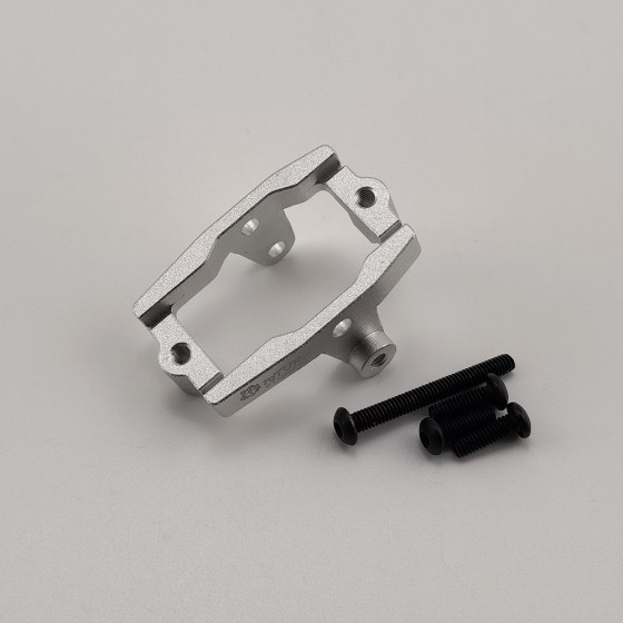 Alloy Servo Mount for TRX-4M 1/18th Scale Crawler: Silver