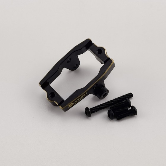 Black Brass Servo Mount for TRX-4M 1/18th Scale Crawler (Steering Servo Mount)