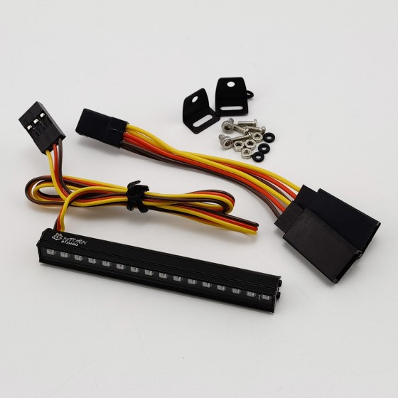 65x9x7mm RC Car LED Roof Light Bar w/ 16 Spotlight Leads for TRX-4M 1/18th Scale Crawler