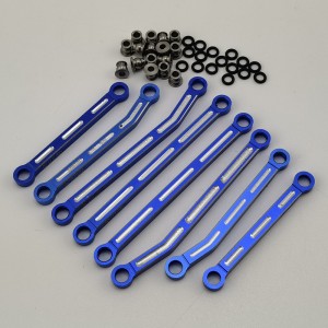 V2 Alloy Suspension Links Set for TRX-4M 1/18th Scale Crawler: Blue