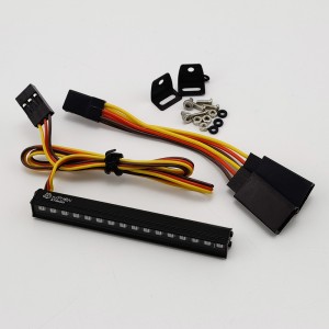 65x9x7mm RC Car LED Roof Light Bar w/ 16 Spotlight Leads for TRX-4M 1/18th Scale Crawler