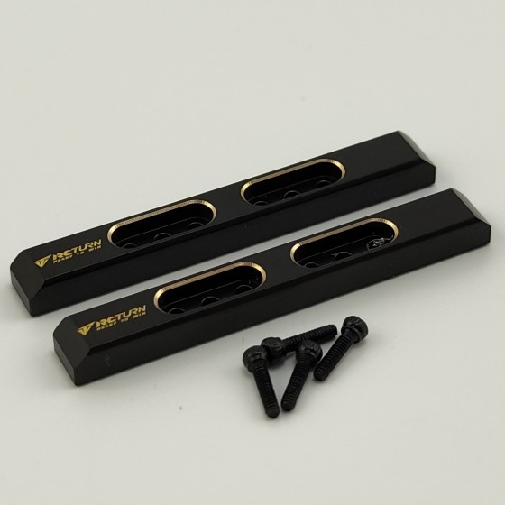 Brass Frame Rails Weight for SCX24 2pcs/set 6g/pc