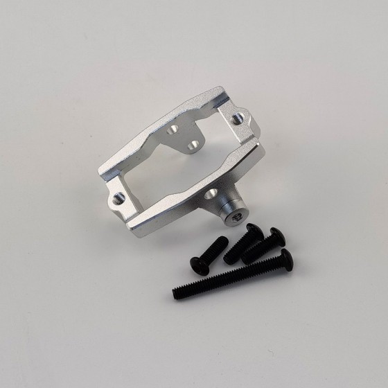 V2 Alloy Servo Mount for TRX-4M 1/18th Scale Crawler: Silver