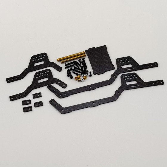 Carbon Fiber Frame Rails for TRX-4M 1/18th Scale Crawler