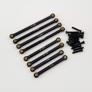 V3 Alloy Suspension Links Set for TRX-4M 1/18th Scale Crawler: Black