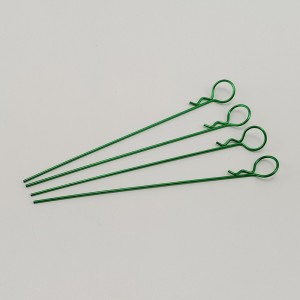 Alloy Big Ring Extra Long Metallic Body Clips for 1/10 RC Car: Green Rod Dia: 1.2mm Length: 120mm Ring Dia: 12.5mm 4pcs/bag