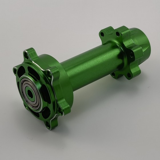 Alloy Rear Hub / Wheel Axle Set for Losi Promoto MX 1/4-Scale Motorcycle: Green