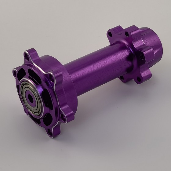 Alloy Rear Hub / Wheel Axle Set for Losi Promoto MX 1/4-Scale Motorcycle: Purple