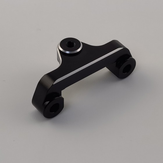 Alloy Steering Mount Set for Losi Promoto MX 1/4-Scale Motorcycle: Black