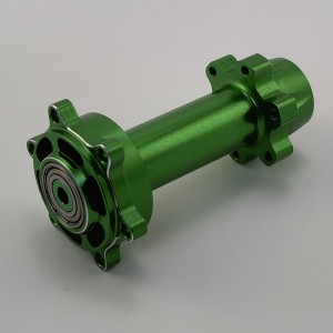Alloy Rear Hub / Wheel Axle Set for Losi Promoto MX 1/4-Scale Motorcycle: Green