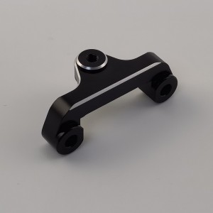 Alloy Steering Mount Set for Losi Promoto MX 1/4-Scale Motorcycle: Black