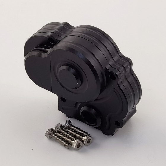 Alloy Center Gear Box Housing Set for Axial UTB18 Capra 1/18 Trail Buggy: Black (Transmission Gear Case)