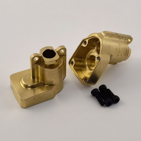 Brass Rear Lockout Set / Inner Portal Housing for Axial UTB18 Capra 1/18 Trail Buggy 32.5g/pc 2pcs/set