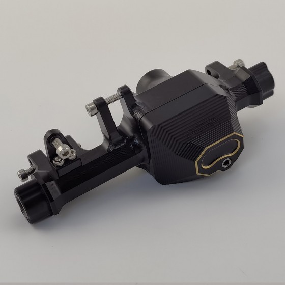 V2 Black Brass Front Portal Axle Housing for TRX-4 / TRX4 1/10th Scale Crawler 325g