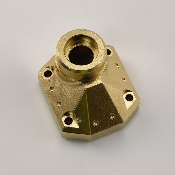 V2 Brass Front / Rear Diff Cover / Gearbox Cover for Axial Capra1.9 UTB 55g/pc