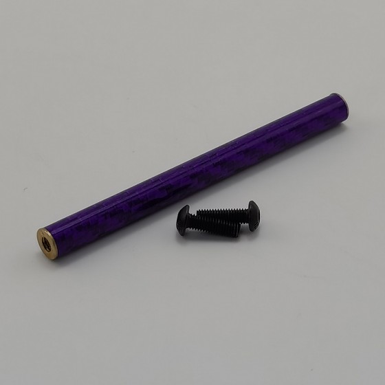 Coloured Carbon Fibre Braces for 1/10 RC Crawler Comp Builds / SCX10 PRO / Gspeed V4 UGRC LCG Chassis: 67mm Red
