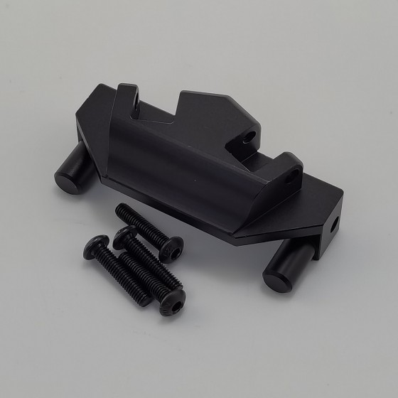 Alloy Portal Axle Upper Link Riser for 1/10 RC Crawler Axial Capra 1.9 Unlimited Trail Buggy Currie F9 SuperShafty CP44: Black