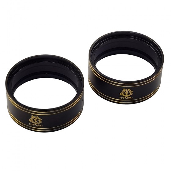 Brass Weight Center Ring for 1.9 Beadlock Wheels: Black 94.4g/pc 56.5x24mm 2pcs/set